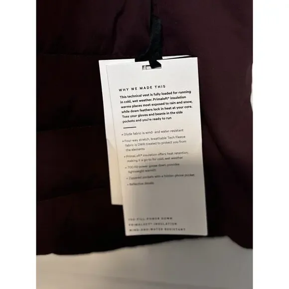 NWT LULULEMON Down For IT All VestSize 4 | 700 fill down Outdoors, Streetwear - Picture 11 of 16